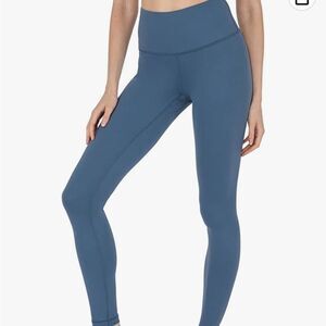 90 Degree by Reflex Gray High Waist Power Flex Tummy Control Leggings - Small